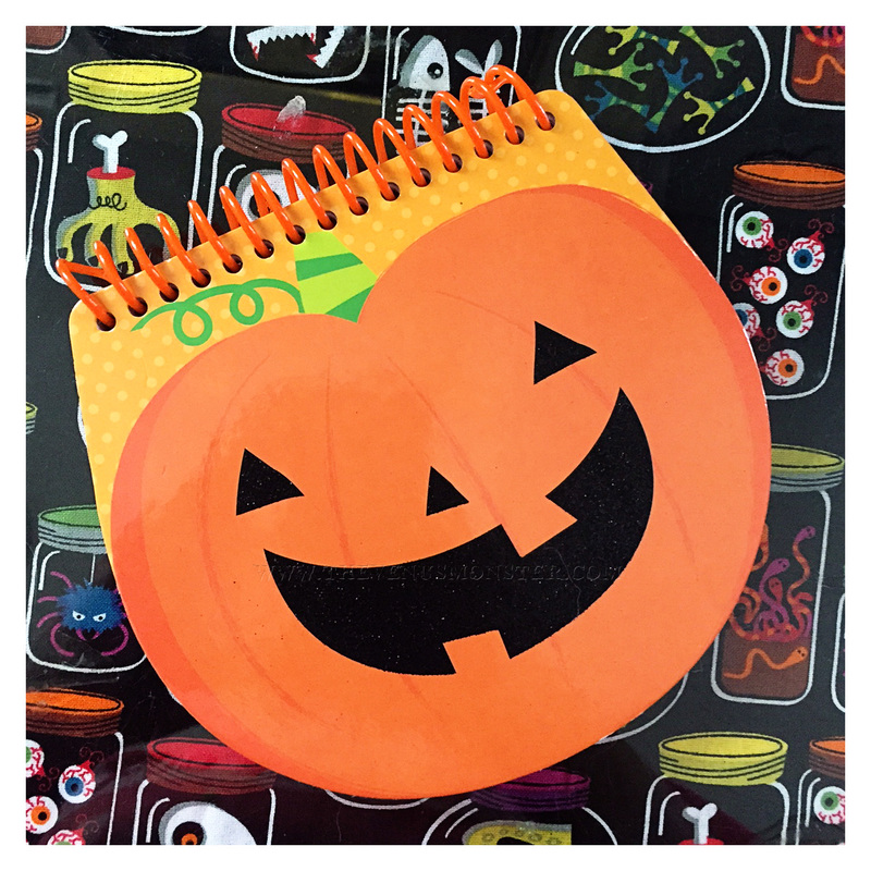 Target Dollar Spot Halloween Notepad 2015